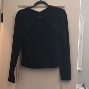 Lululemon short waisted back cut out long sleeve 6